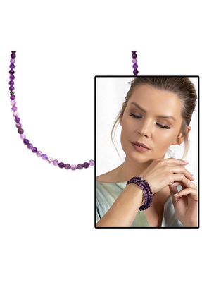 دستبند جواهر زرد زنانه سنگ طبیعی Genel Markalar - کد 784209622