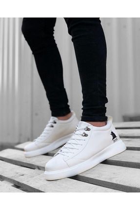 کفش اسنیکر سفید مردانه بند دار mackrock sports - کد 788501980