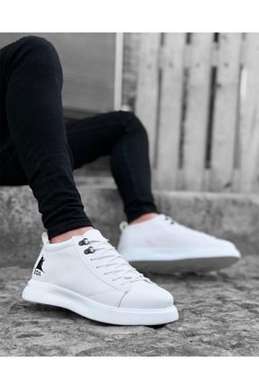 کفش اسنیکر سفید مردانه بند دار mackrock sports - کد 788501980