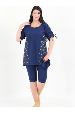 مایو حجاب سرمه ای زنانه مخلوط پلی آمید Emayo - کد 851191719