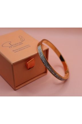 دستبند استیل (فولاد) طلائی زنانه استیل (فولاد) shiness accessory - کد 678915799