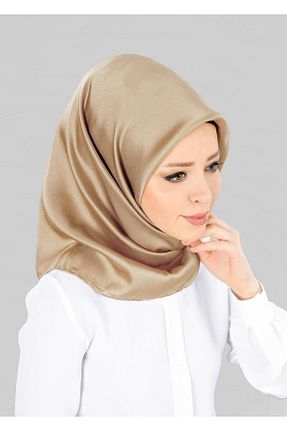 روسری قهوه ای پلی استر Sunway - کد 203811299