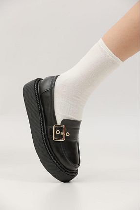 کفش آکسفورد مشکی زنانه پارچه ای AtegeWear - کد 851073268