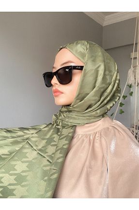 شال خاکی زنانه پنبه ای MİS İPEK - کد 834674487