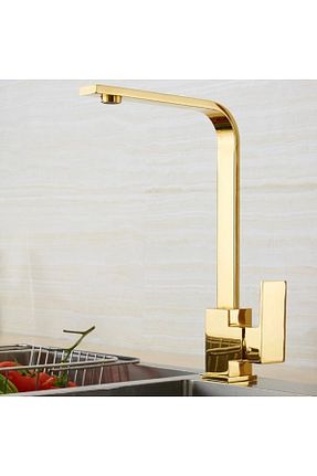 شیر سینک ظرفشویی طلائی Viosa - کد 851085332