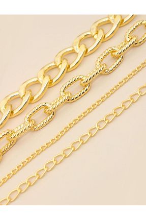 دستبند جواهر طلائی زنانه استیل (فولاد) PembeDuman - کد 848924825