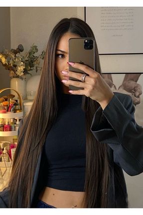 کلاه گیس قهوه ای زنانه AKOLİFE - کد 851084277