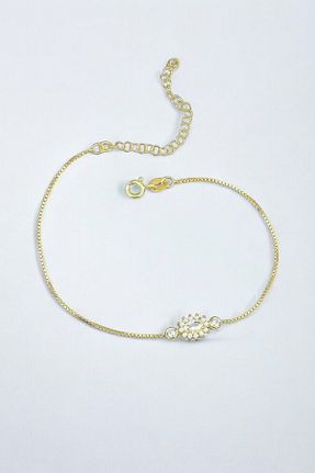 دستبند نقره طلائی زنانه 925 عیار jelux silver - کد 366331573