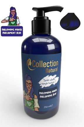 رنگ مو آبی collection natural - کد 443837831
