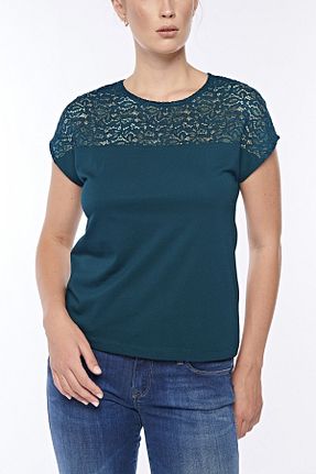 بلوز سبز زنانه ساده fsm1453 - کد 336689805