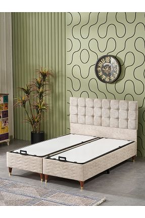 تختخواب جک دار بژ دو نفره beehanem - کد 384123233