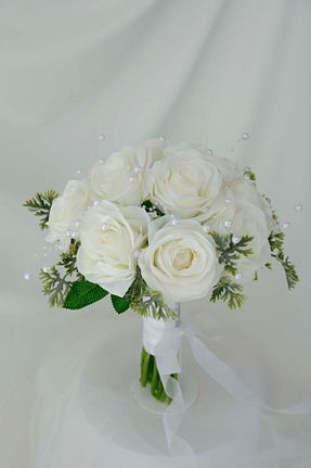 دسته گل عروس Uğur Gelin Buketi - کد 850124495