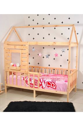 تخت خواب بچه گانه و مونته سوری سفید چوب MiniWood - کد 50673931