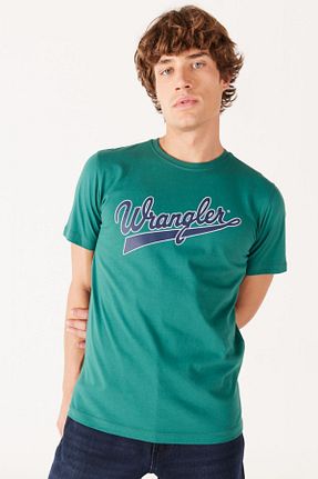 تیشرت سبز مردانه رگولار Wrangler - کد 766893223
