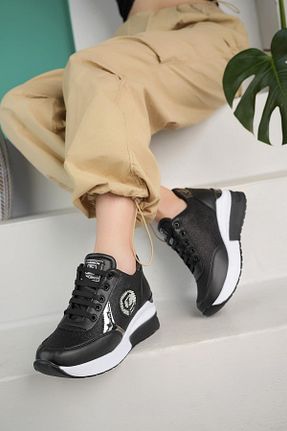 کفش اسنیکر مشکی زنانه بدون بند lady classy - کد 851325304