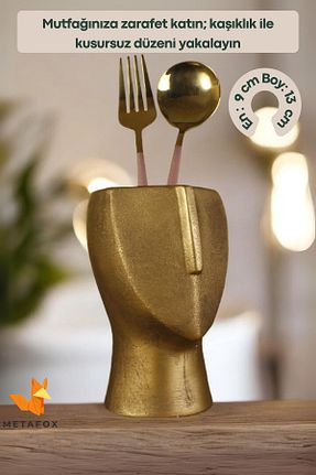 جای قاشق طلائی سرامیک METAFOX - کد 841465053