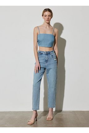 شلوار جین قهوه ای زنانه پاچه تنگ Wrangler - کد 712810158