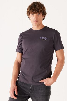 تیشرت طوسی مردانه رگولار Wrangler - کد 769593933