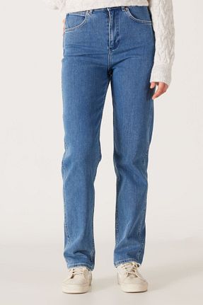 شلوار جین آبی زنانه پاچه تنگ Wrangler - کد 769524262