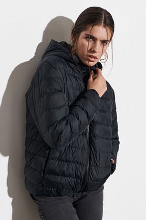 کاپشن مشکی زنانه رگولار Wrangler - کد 464445085