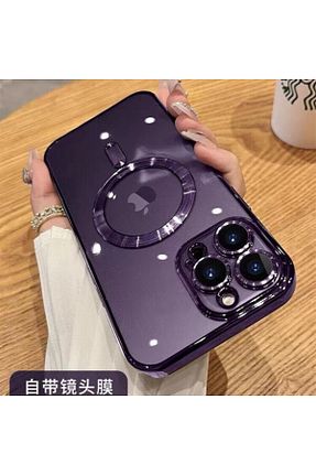 کاور و قاب بنفش iPhone 12 Pro Max halkhouse - کد 837349806