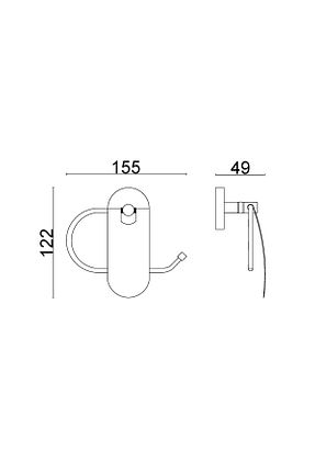 نظم دهنده حمام بژ استیل ضد زنگ ÇELİK BANYO - کد 751998933