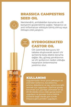 کرم ضد آفتاب بدن SPF 50 + The Fair - کد 835880046