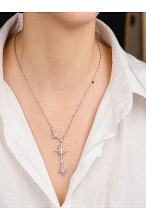گردنبند جواهر زنانه استیل ضد زنگ Genel Markalar - کد 845221722