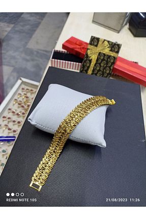 دستبند جواهر طلائی زنانه روکش طلا ZAVİRA - کد 753820466
