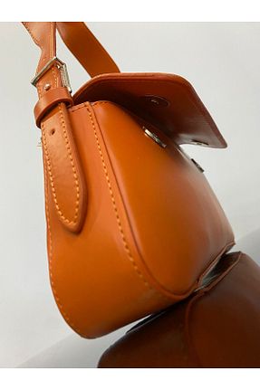 کیف دوشی نارنجی زنانه چرم مصنوعی Günyan Store - کد 844847986