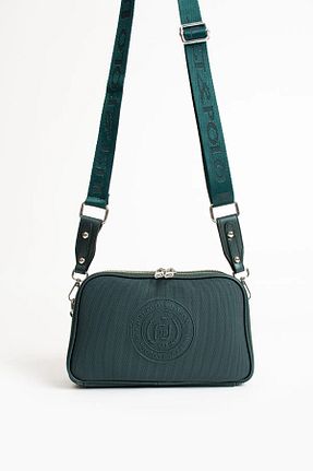 کیف دوشی سبز زنانه چرم مصنوعی Just Polo - کد 849887386