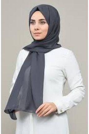 شال طوسی زنانه شیفون کد 75743795