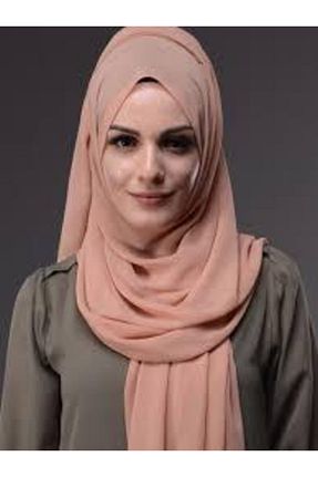 شال صورتی زنانه شیفون Sedef - کد 75823995