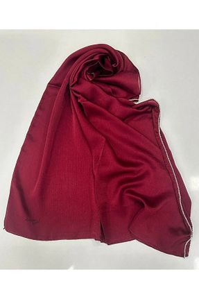 شال زرشکی زنانه ALLURİNG - کد 784632492
