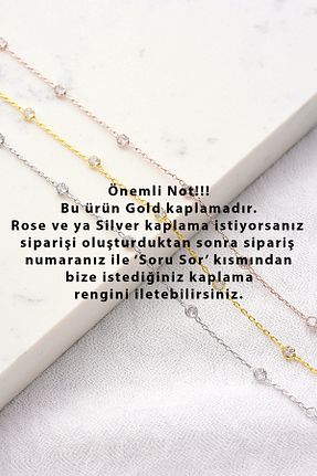 خلخال نقره طلائی زنانه Queen Silver Jewelry - کد 847654267