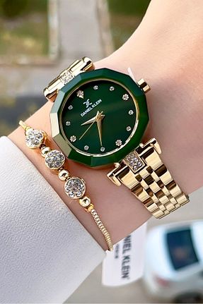 ساعت مچی طلائی زنانه 26-30 میلی متر Daniel Klein - کد 851537576