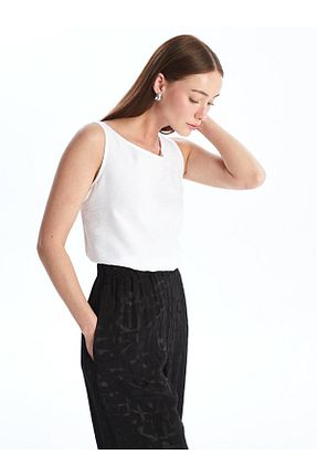 بلوز نباتی زنانه ساده LC Waikiki - کد 851487220