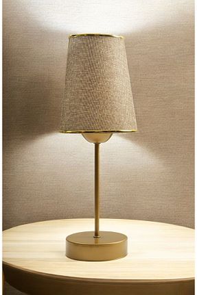 چراغ مطالعه / رومیزی قهوه ای فلزی avizade - کد 851017905