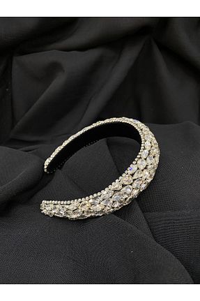 تاج زنانه سنگ کریستال Selime Takı ve Gelin Aksesuarları - کد 851094379