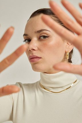 گردنبند نقره طلائی زنانه 925 عیار Marie Claire - کد 676461077