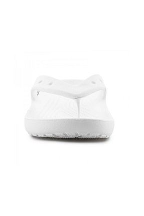 صندل سفید زنانه پاشنه تخت Crocs - کد 828910614