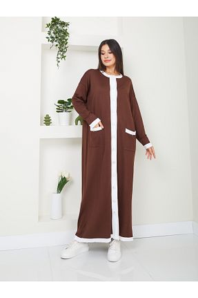 رویه حجاب قهوه ای زنانه رگولار Miraystyle - کد 851256496