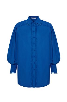 تونیک آبی زنانه بافتنی Nur Kalay Collection - کد 851247561
