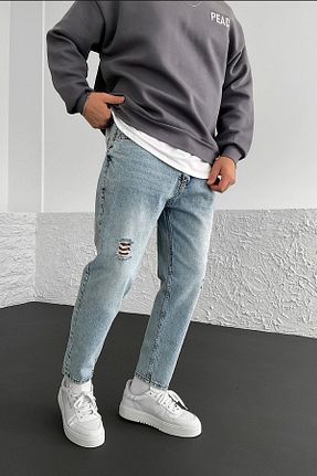 شلوار فیروزه ای مردانه پنبه ای NO61 MAN - کد 450547272