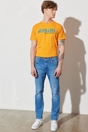 شلوار جین آبی مردانه پاچه تنگ Wrangler - کد 676808818