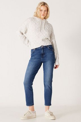 شلوار جین آبی زنانه پاچه لوله تفنگی Wrangler - کد 769523971