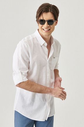 پیراهن سفید مردانه رگولار Wrangler - کد 91684126