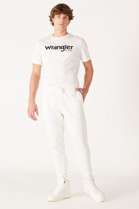 شلوار سفید مردانه پنبه ای Wrangler - کد 769640587