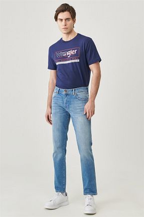 شلوار جین آبی مردانه پاچه تنگ Wrangler - کد 286335481