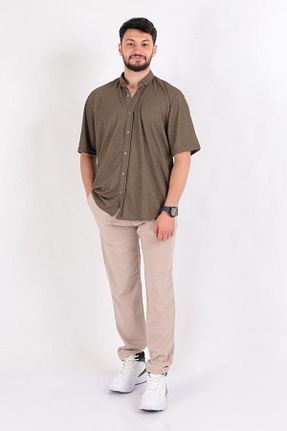 شلوار طوسی مردانه پارچه Brango - کد 829244061